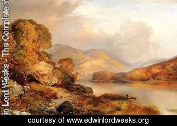 Edwin Lord Weeks - Winter Landscape