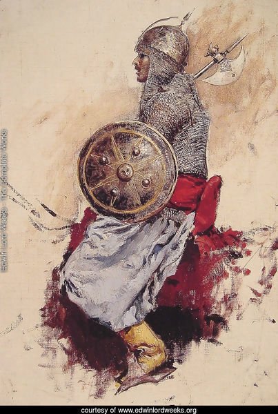 Man in Armor (preparatory sketch for Entering the Mosque)