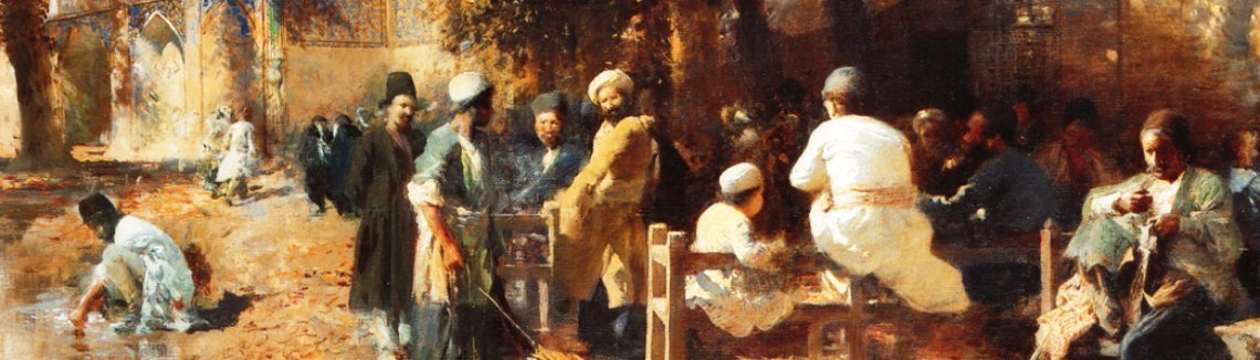 Edwin Lord Weeks - A Persian Cafe