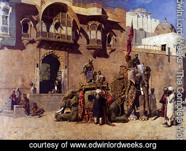 Edwin Lord Weeks - A Rajah Of Jodhpur