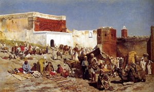 Edwin Lord Weeks - Moroccan Market