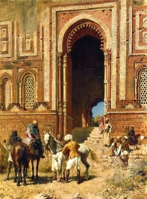 Edwin Lord Weeks - Indian Horsemen at the Gateway of Alah-ou-din, Old Delhi