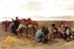 Edwin Lord Weeks - Early Morning by Lake Urumiyah, Persia