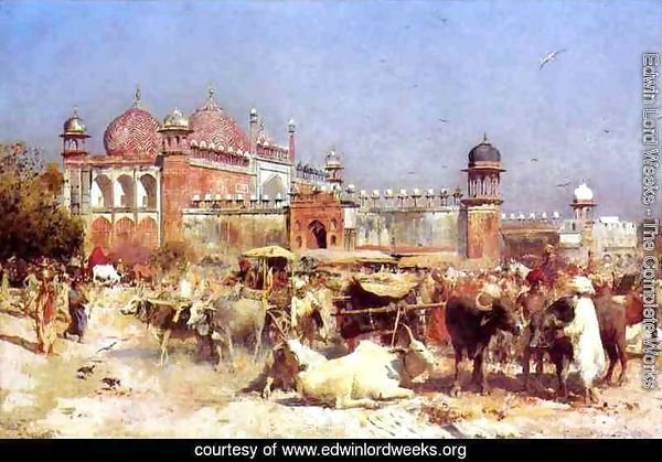 Market Place at Agra