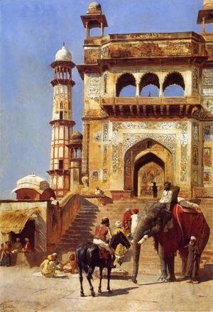 Edwin Lord Weeks - Before A Mosque