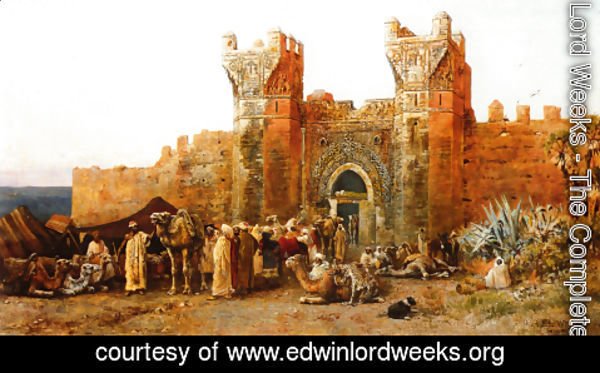 Edwin Lord Weeks - Gate Of Shehal  Morocco