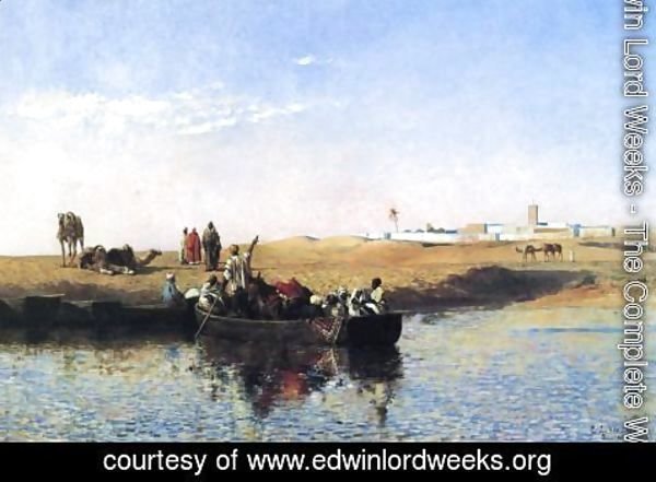 Edwin Lord Weeks - Scene At Sale  Morocco