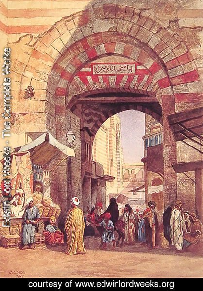Edwin Lord Weeks - The Moorish Bazaar