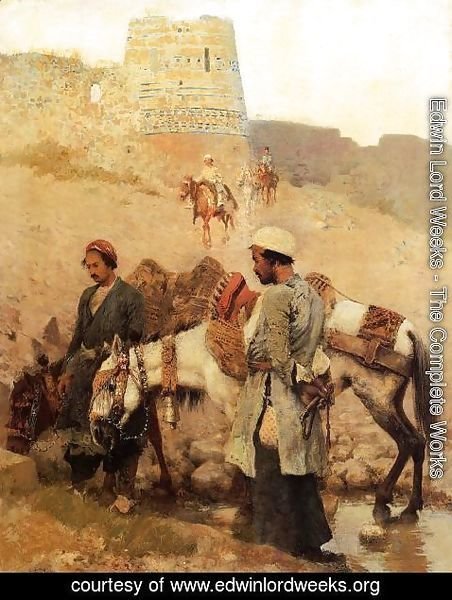 Edwin Lord Weeks - Traveling In Persia